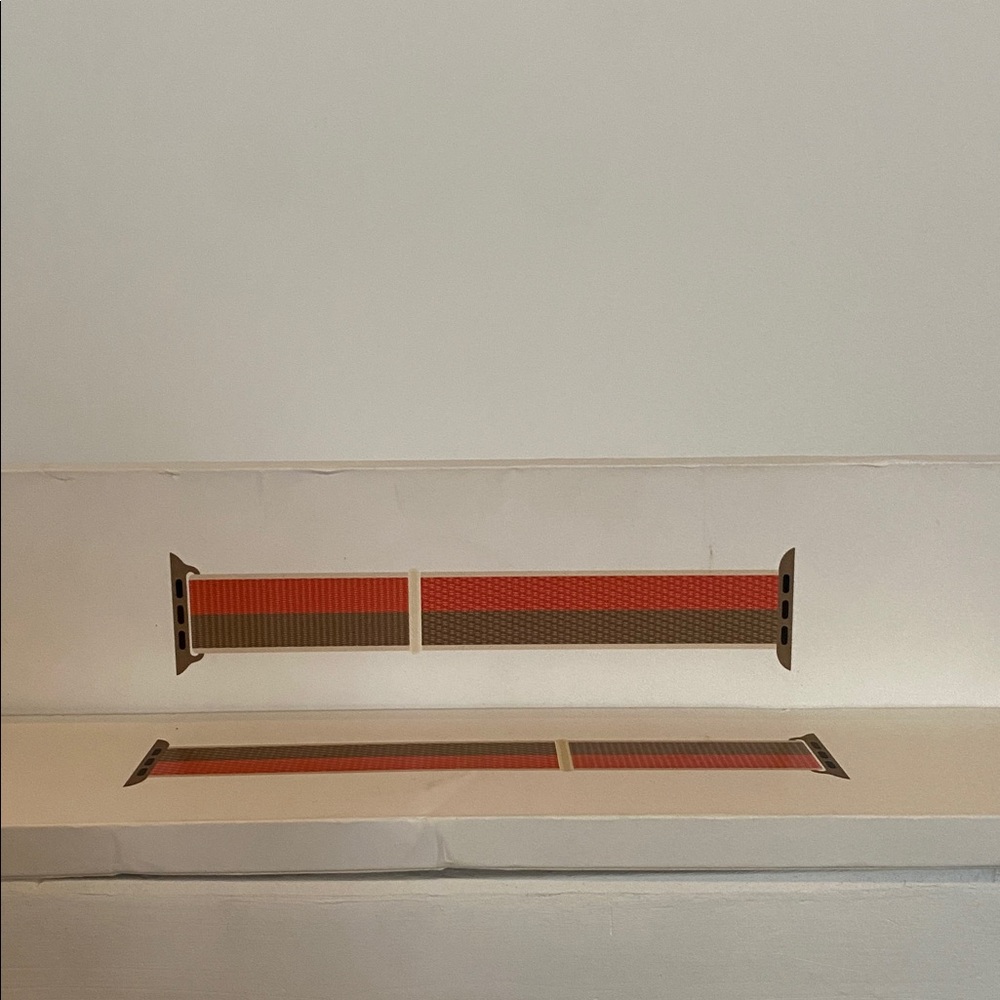 Apple Pink and Tan Sport Loop Band